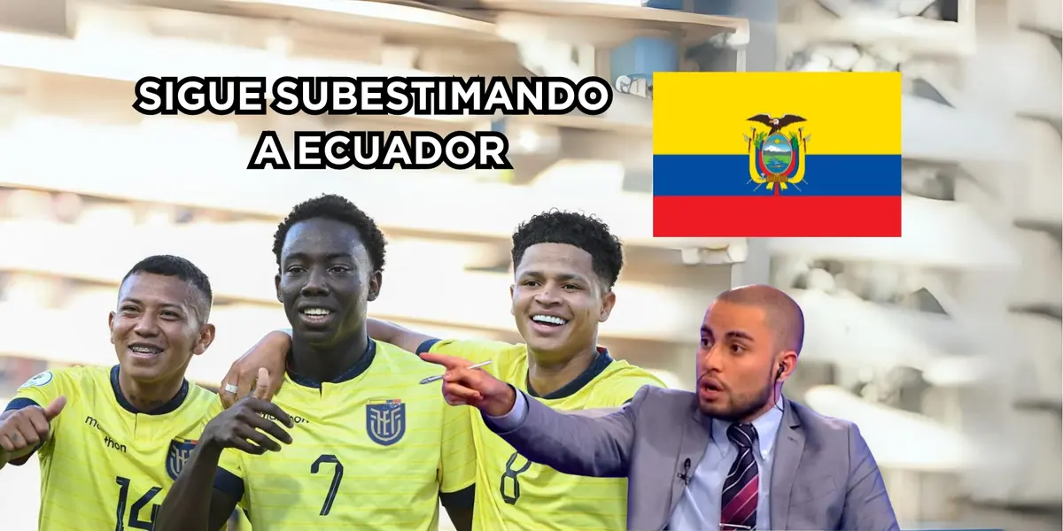 Samuel Vargas no aprende la lección y recibió una lección de parte de la Selección Ecuador.
