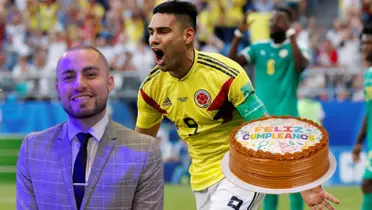 Samuel Vargas saludó a Radamel Falcao por su cumpleaños. FOTO: Infobae