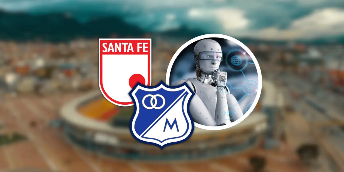 Santa Fe vs Millonarios Foto: Bogotá, Marketing Digital y Escudoteca