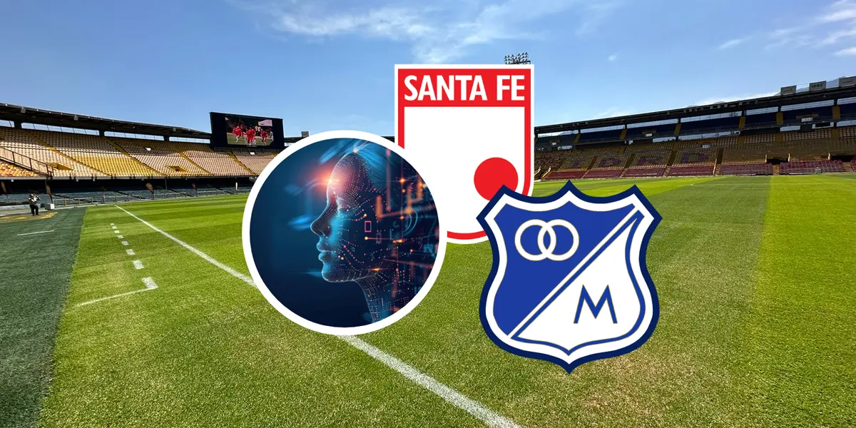 Santa Fe vs Millonarios Foto: Escudoteca, IDRD y COAM