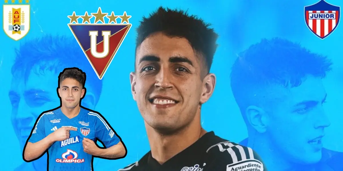 Santiago Mele con la camiseta del Junior FC