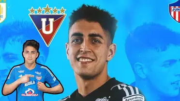 Santiago Mele con la camiseta del Junior FC