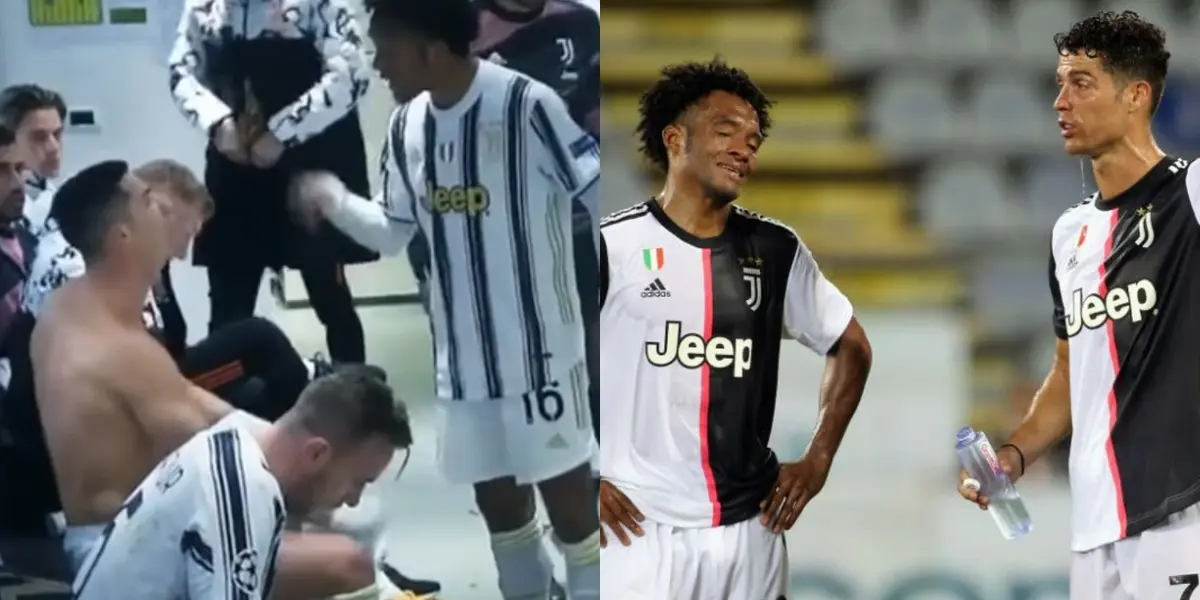 Se acaba de revelar un vídeo donde Cristiano Ronaldo y Juan Guillermo Cuadrado tienen una pelea en el camerino de la Juventus y ese hecho sorprendió a todos los fans de esos dos jugadores. 