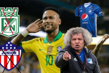 Se acabó la beca Nacional y el Junior, el Neymar colombiano que fichó Millonarios