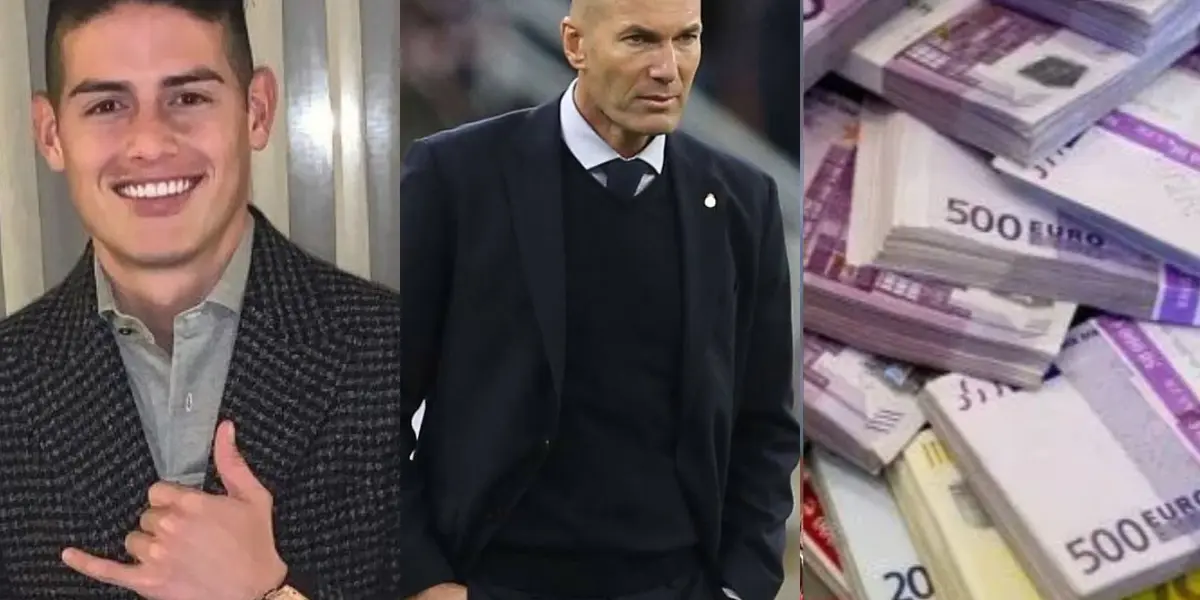 Se acerca el inicio de la Copa Mundo de Catar 2022 y una marca deportiva hizo una jugada con Zinedine Zidane al estilo James