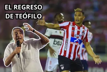 Se aclaró todo en relación al regreso de Teófilo Gutierrez al Junior FC.