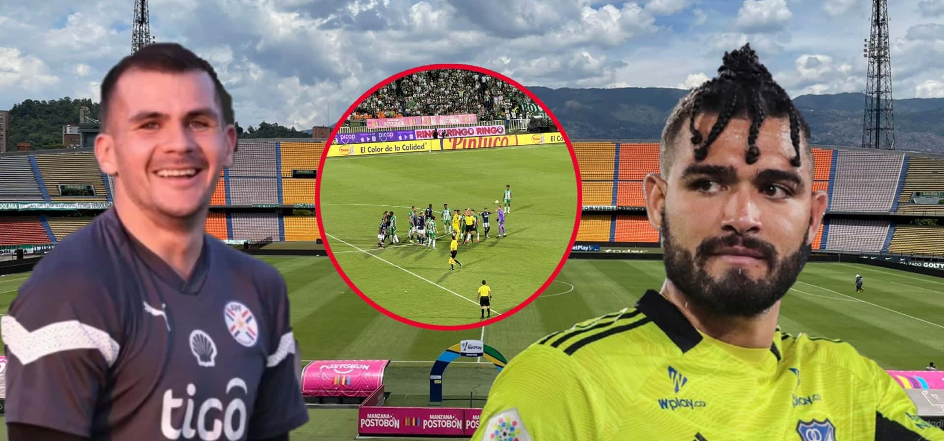 Se armó pelea y así humilló Santiago Rojas de Nacional a Montero de Millonarios