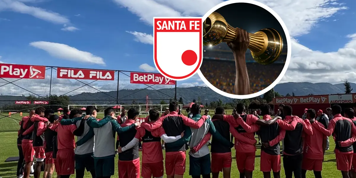 Se calienta la previa de la final de la Liga Betplay y esto harán los hinchas de Santa Fe Foto: Escudoteca e Independiente Santa Fe