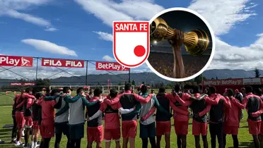 Se calienta la previa de la final de la Liga Betplay y esto harán los hinchas de Santa Fe Foto: Escudoteca e Independiente Santa Fe