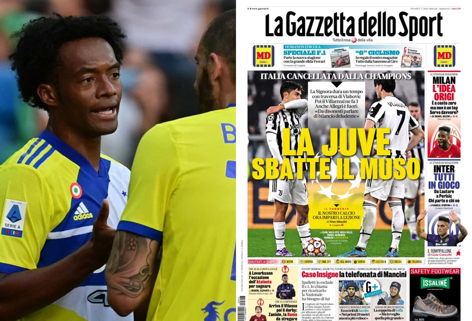 Se conoció que Juan Guillermo Cuadrado está en la mira de dos grandes clubes de la Serie A de Italia.
