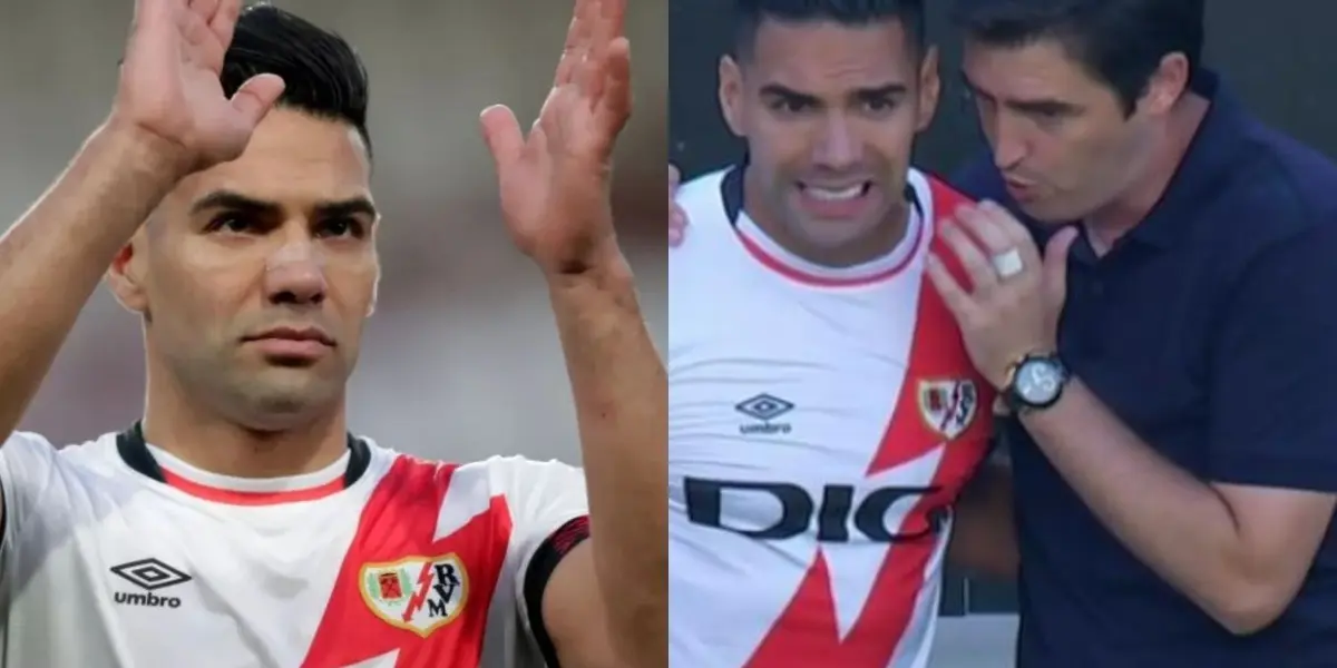 Se filtró una posible jugada que planearía hacer el entrenador de Radamel Falcao en el Rayo Vallecano.