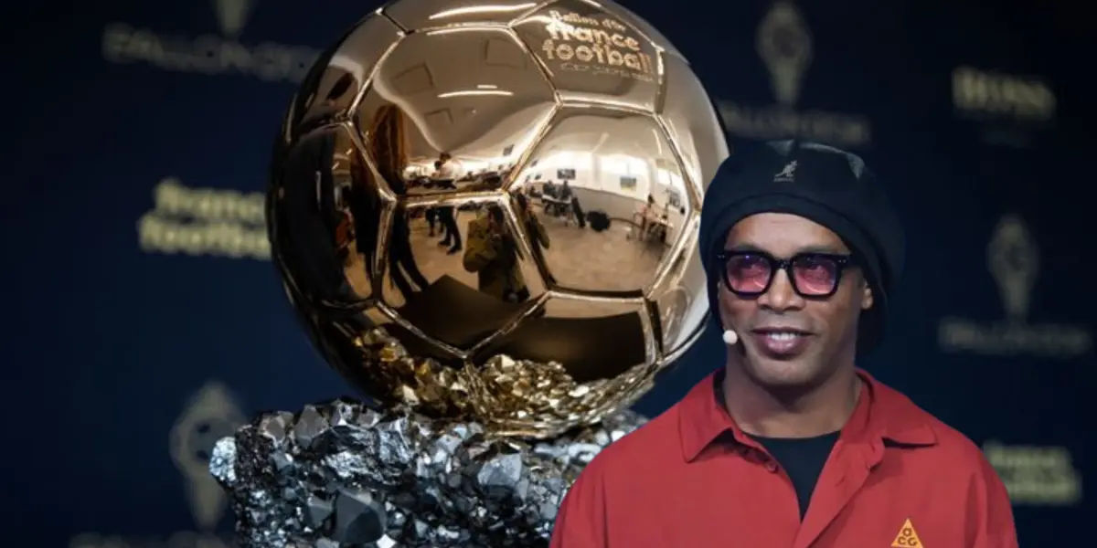 Se habría filtrado el ganador de la ceremonia y mira lo que podría pasar Foto: France Football y Ronaldinho