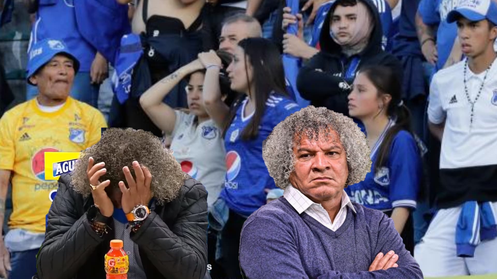 Se hartaron los hinchas de Millonarios, lo que hicieron contra DT Alberto Gamero