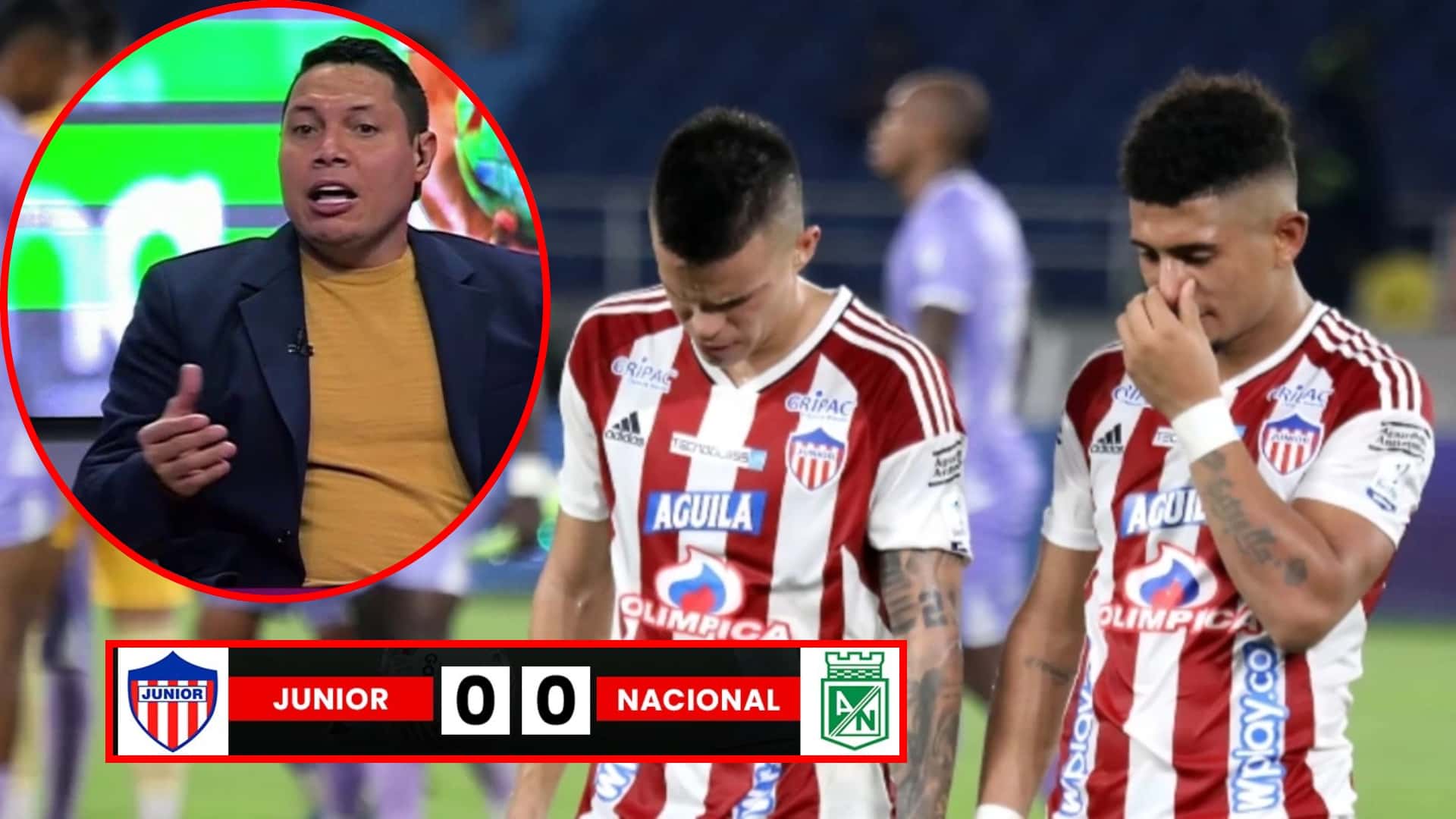 Se hartó Martín Arzuaga y el sablazo que mandó al Junior por tronco vs Nacional