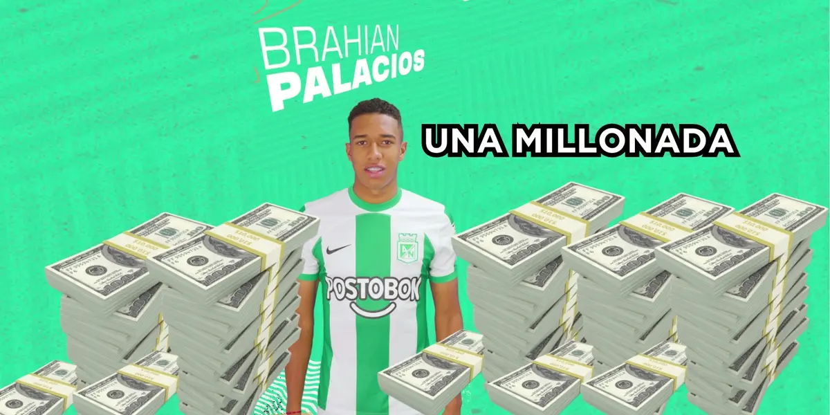 Se reveló cuánto quiere Nacional por Palacios. Foto de Palacios tomada de Twitter @nacionaloficial y dólares de PngFind.