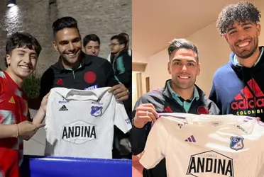 Se reveló a detalle que pasó con el último gesto de Radamel Falcao con Millonarios FC.