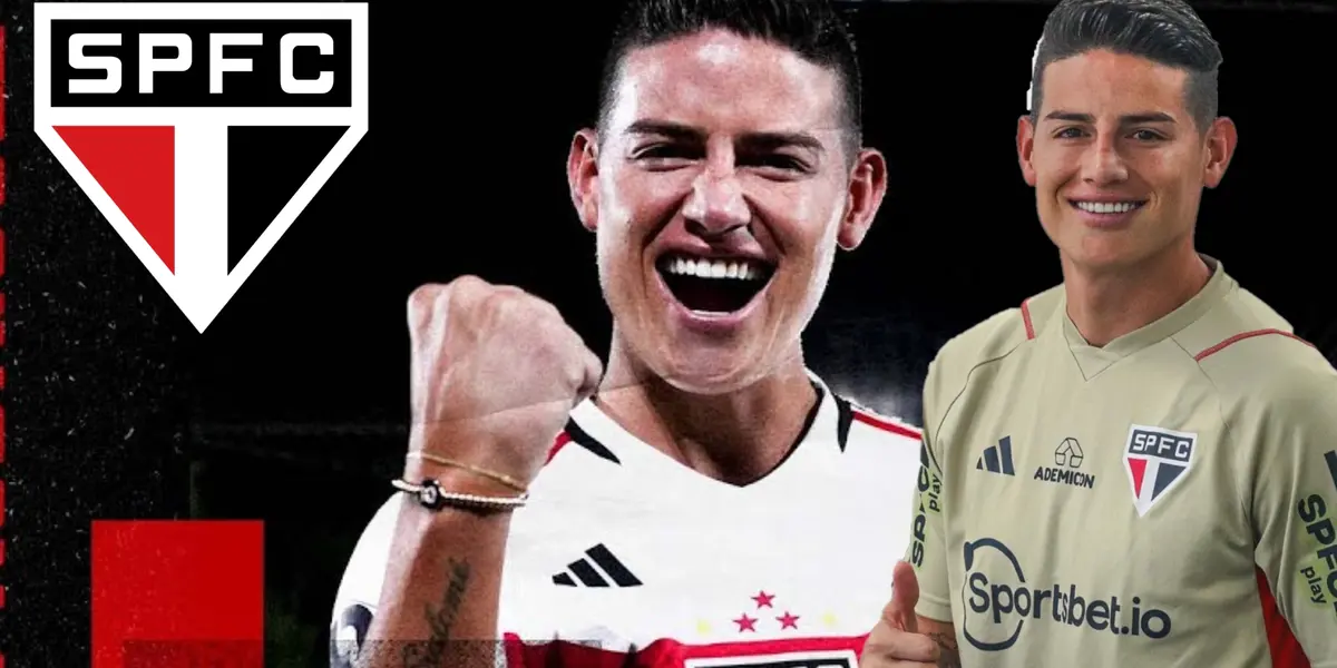 Se reveló jugador que renunció y le cedió puesto a James en Sao Paulo de Brasil