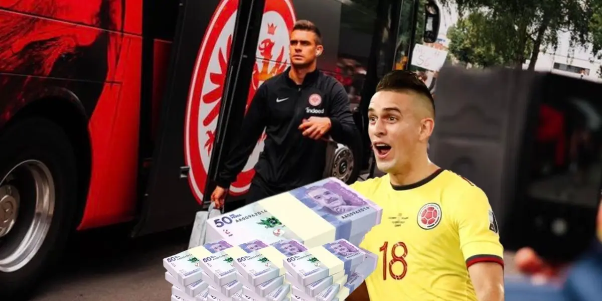 Se reveló la cifra de salida de Rafael Santos Borré del Eintracht Frankfurt. 