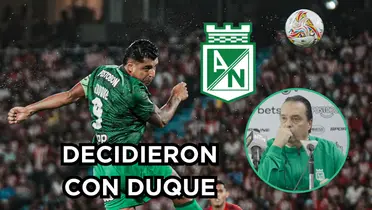 Se sabe qué pasará con Duque en el Verde. Foto de Duque tomada de Twitter @nacionaoficial, Navarro de captura de pantalla en YouTube.