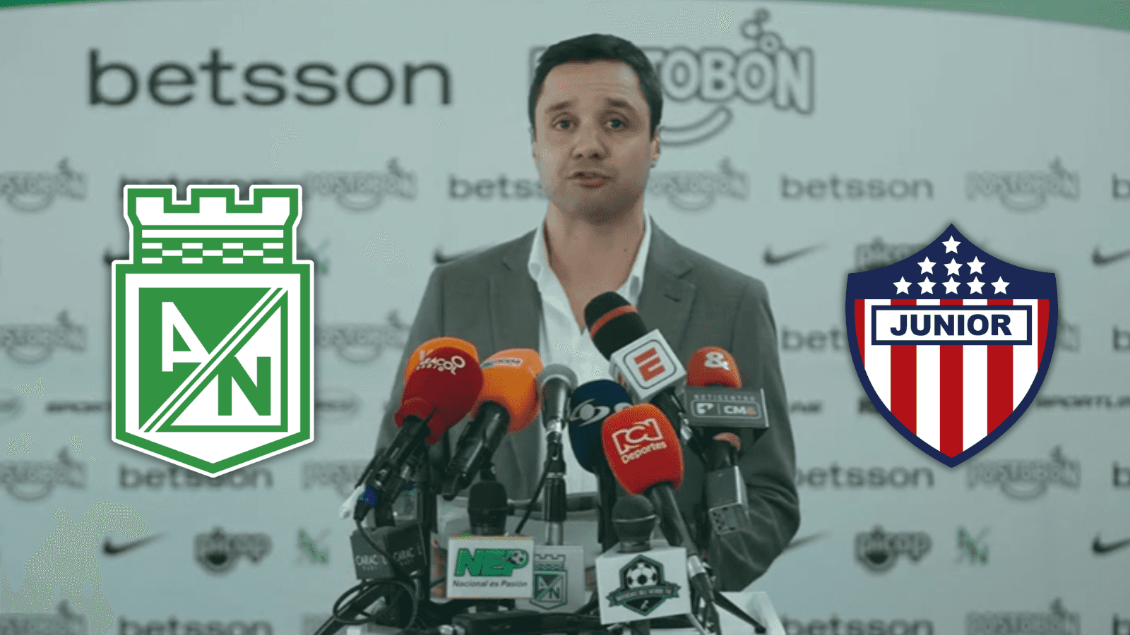 Sebastián Arango Foto: Captura de YouTube Atlético Nacional y Escudoteca PN