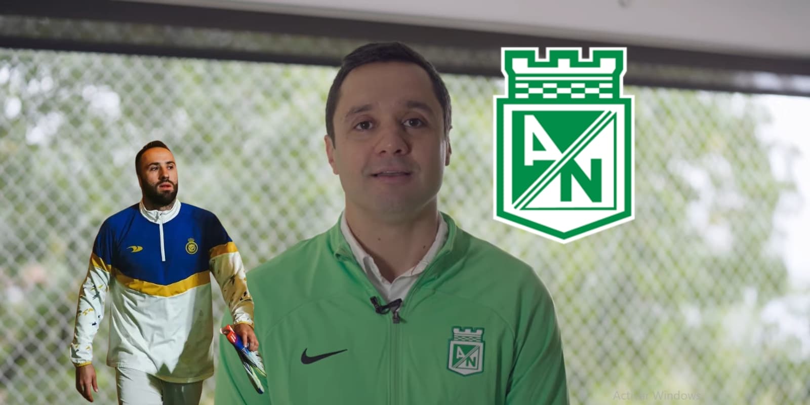 Sebastián Arango hablando. Foto de Arango captura de Telemedellín en YouTube, Ospina de Antena 2.
