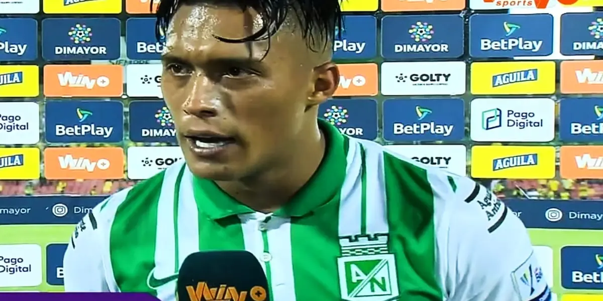 Sebastián Gómez fue una de las figuras de Atlético Nacional en el partido contra el Atlético Bucaramanga.