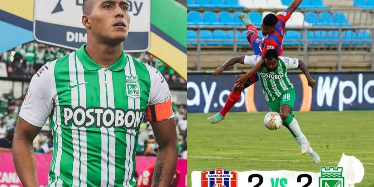 Sebastián Gómez le dio una lección a sus compañeros de Atlético Nacional contra el Unión Magdalena.