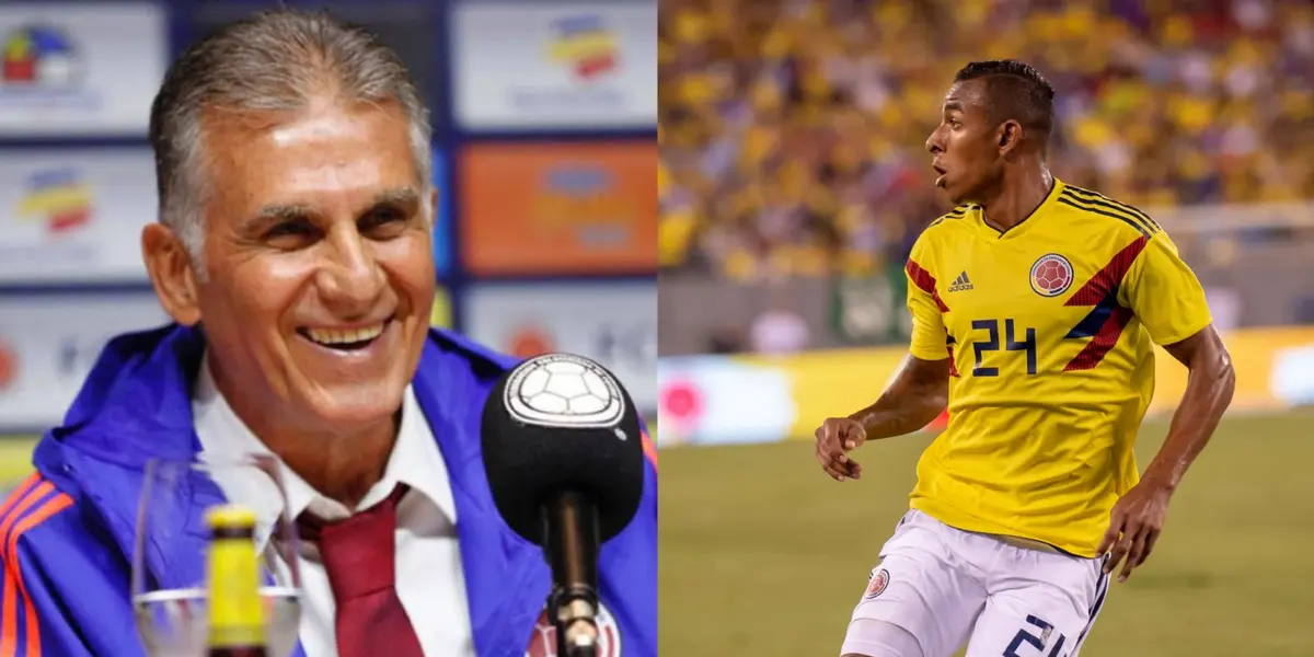Sebastián Villa de Boca Juniors recibió la mejor noticia y Carlos Queiroz también festeja junto al colombiano.