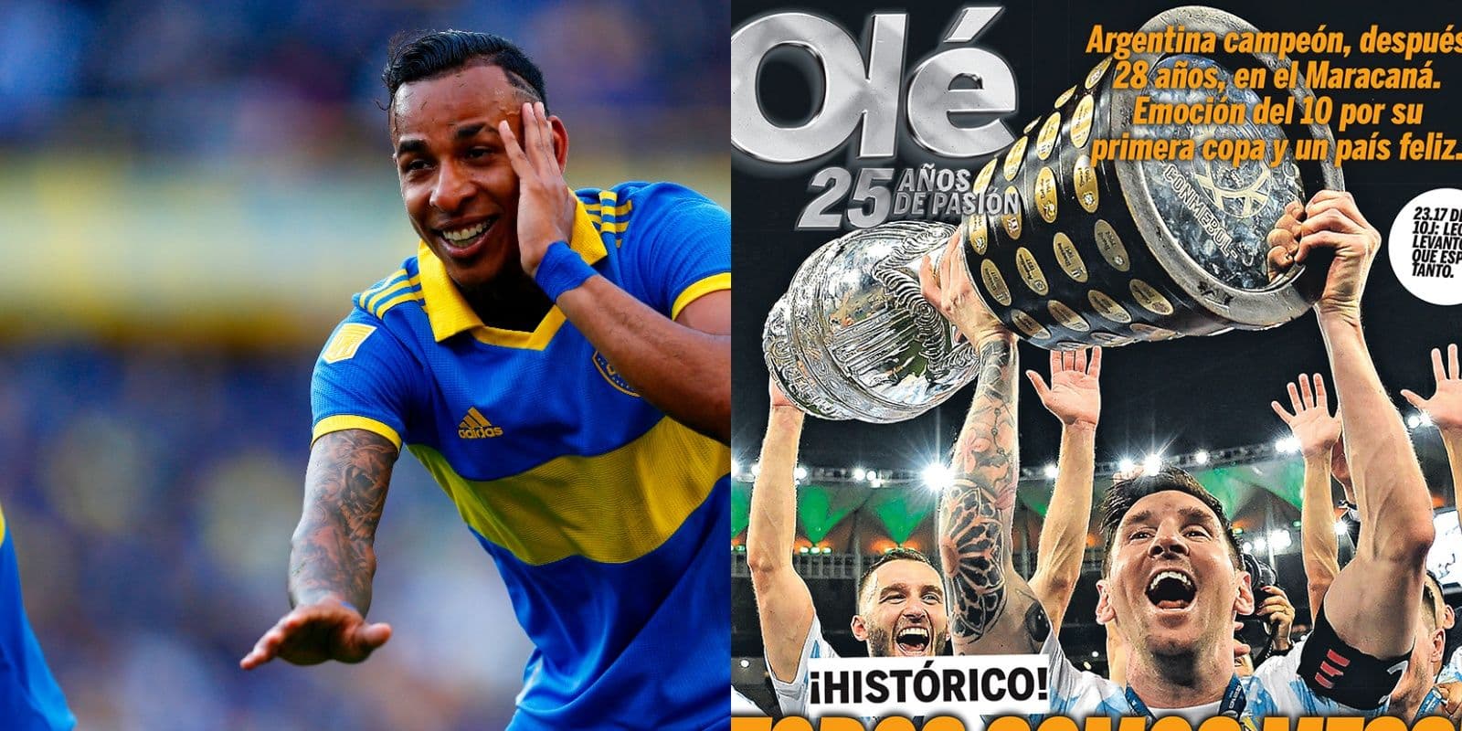 Sebastián Villa da buenas noticias desde Argentina con el Boca Juniors.