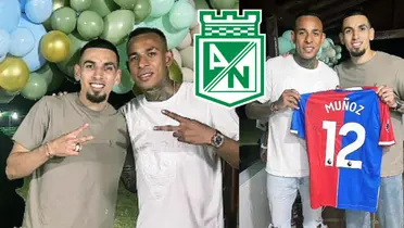 Sebastián Villa junto a su amigo Daniel Muñoz