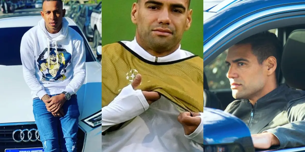 Sebastian Villa presume en Argentina su lujoso Audi A7, Radamel Falcao le da una lección de humildad en lo que es concentrarse para ser el mejor delantero del mundo.