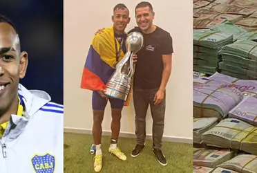 Sebastián Villa tras su arribo a Boca Juniors se ha convertido en un referent