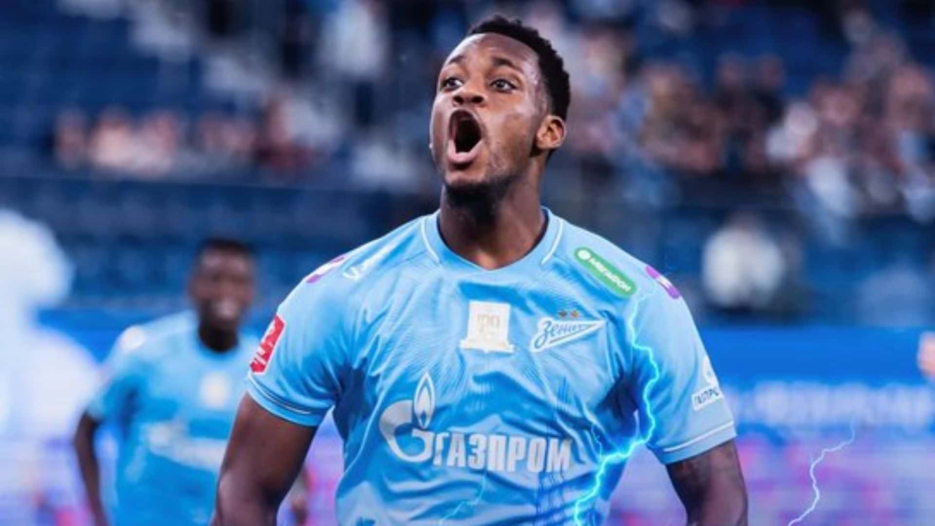 Segundo gol de Jhon Durán en el fútbol de Rusia - X @fczenit_en