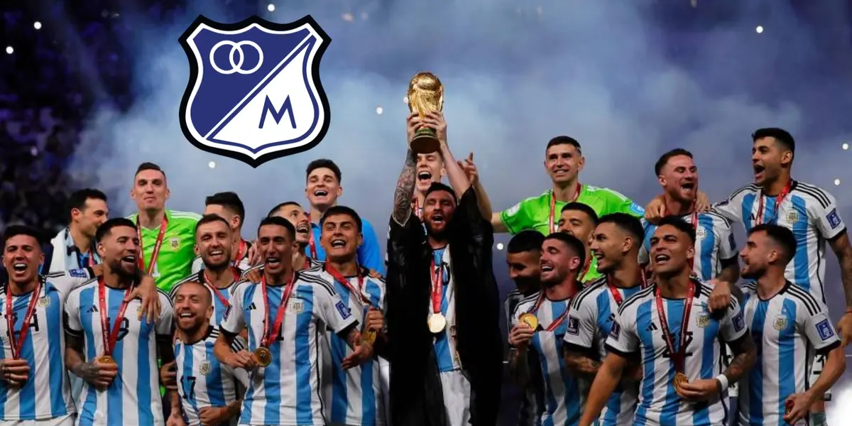 Selección Argentina que ganó el Mundial del año 2022. Foto tomada del portal Marca Sport. 
