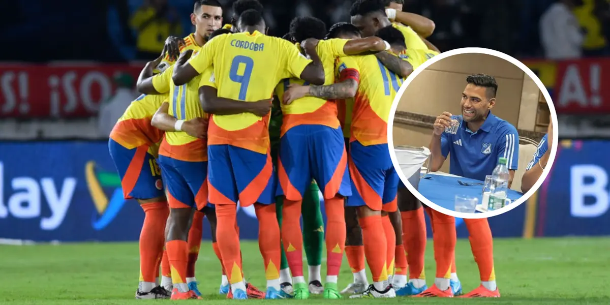 Selección Colombia y Falcao García Foto: Radioaktiva y MFC