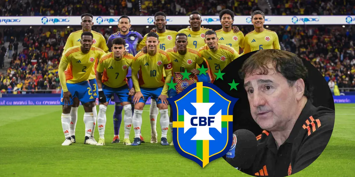 Selección Colombia y Néstor Lorenzo Foto: FCF Selección Colombia y Escudoteca