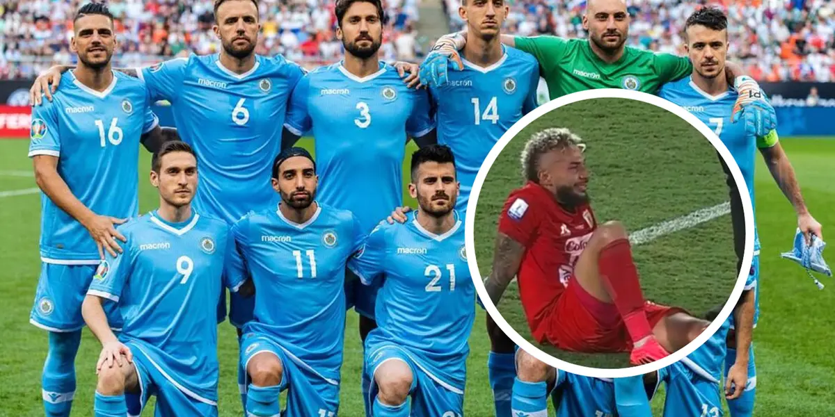 Selección de San Marino Foto: Marca y Captura de Win Sports