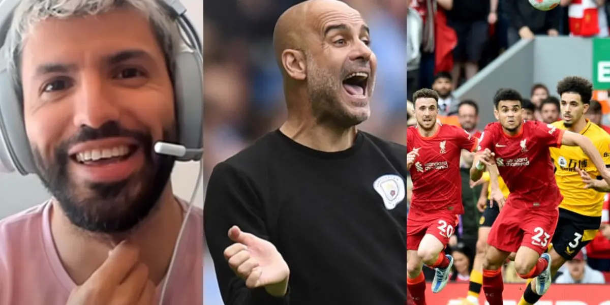 Sergio Agüero es una de las figuras que se ha manifestado en las redes sociales al ver al Manchester City ganarle la Premier League al Liverpool.