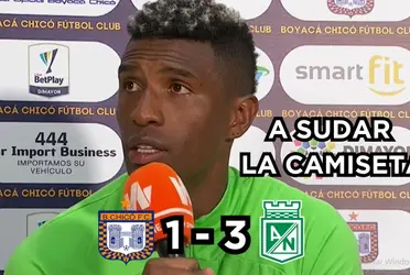 Sergio Mosquera habló tras la victoria de Atlético Nacional.