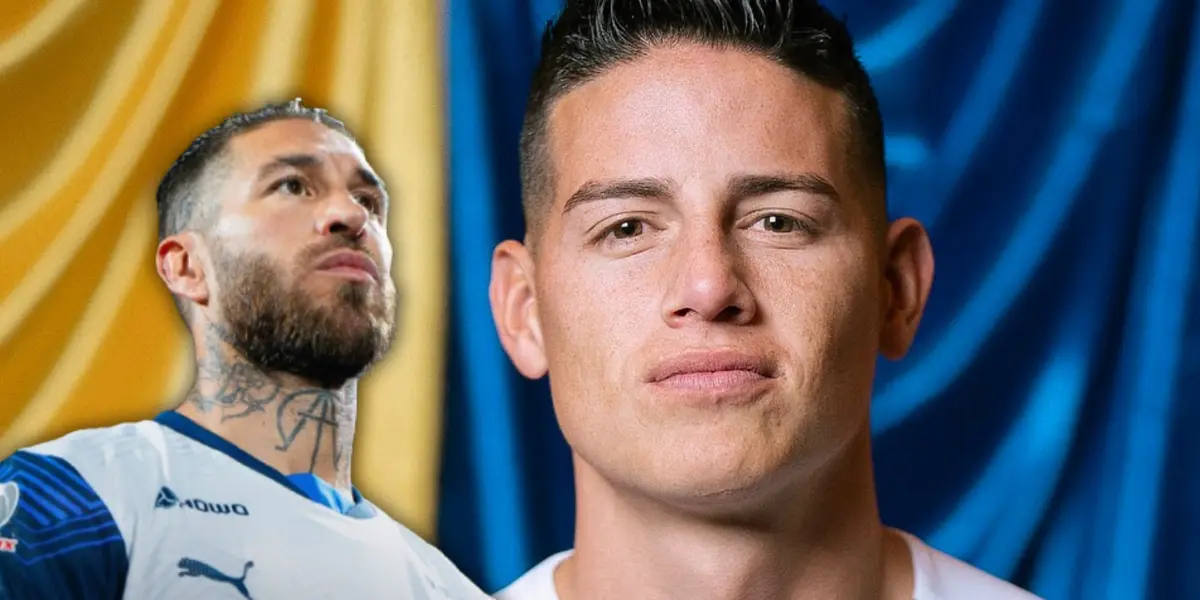 Sergio Ramos enfrentará a James Rodríguez en la Liga MX y esto dicen