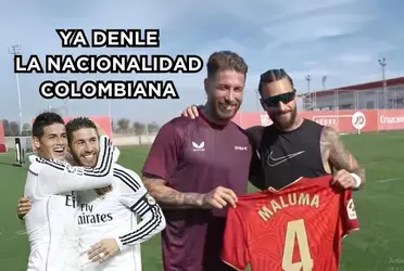 Sergio Ramos sin lugar a dudas ha mostrado siempre su afecto por Colombia.