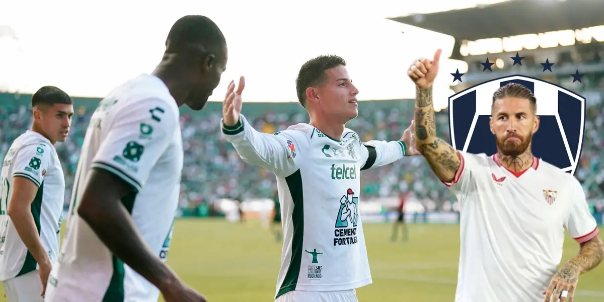 Sergio Ramos y James Rodríguez Foto: Club León y Sevilla FC
