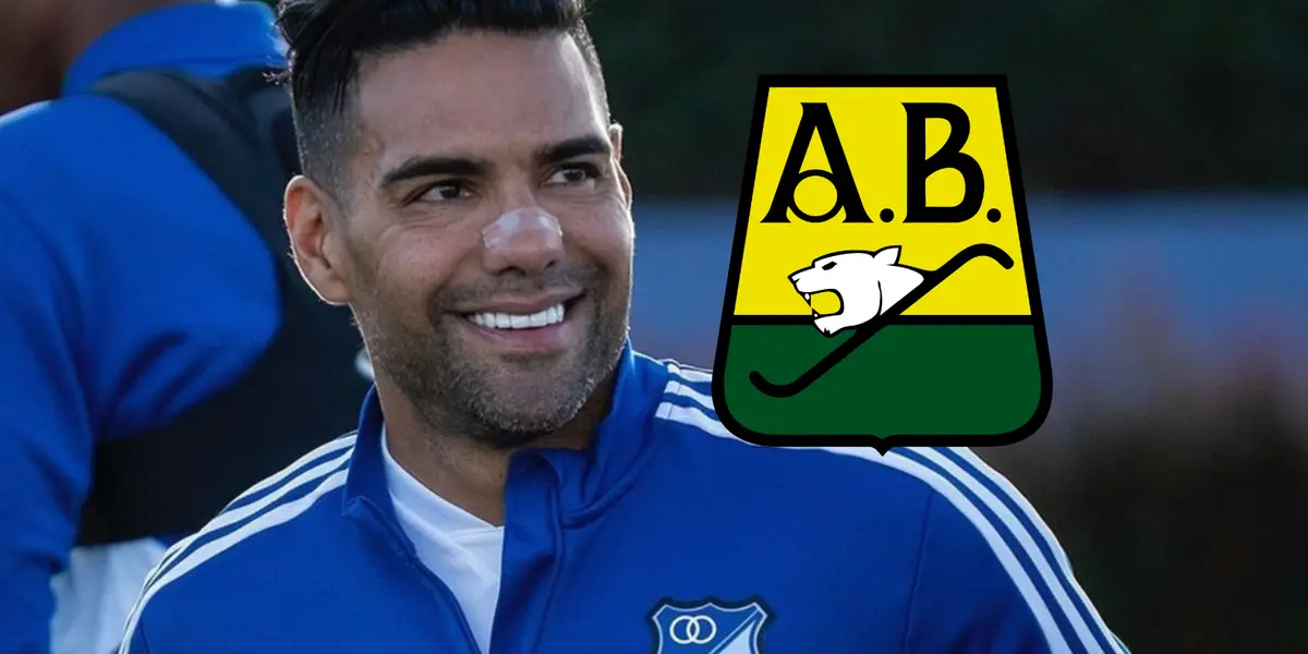 ¿Sin 'Tigre' en Bucaramanga? La decisión de Millonarios sobre Falcao. Foto: MFC y Escudoteca