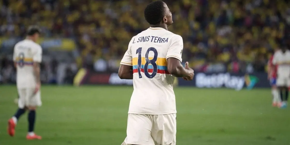 Sinisterra, baja sensible para Colombia y Bournemouth. Foto: Instagram