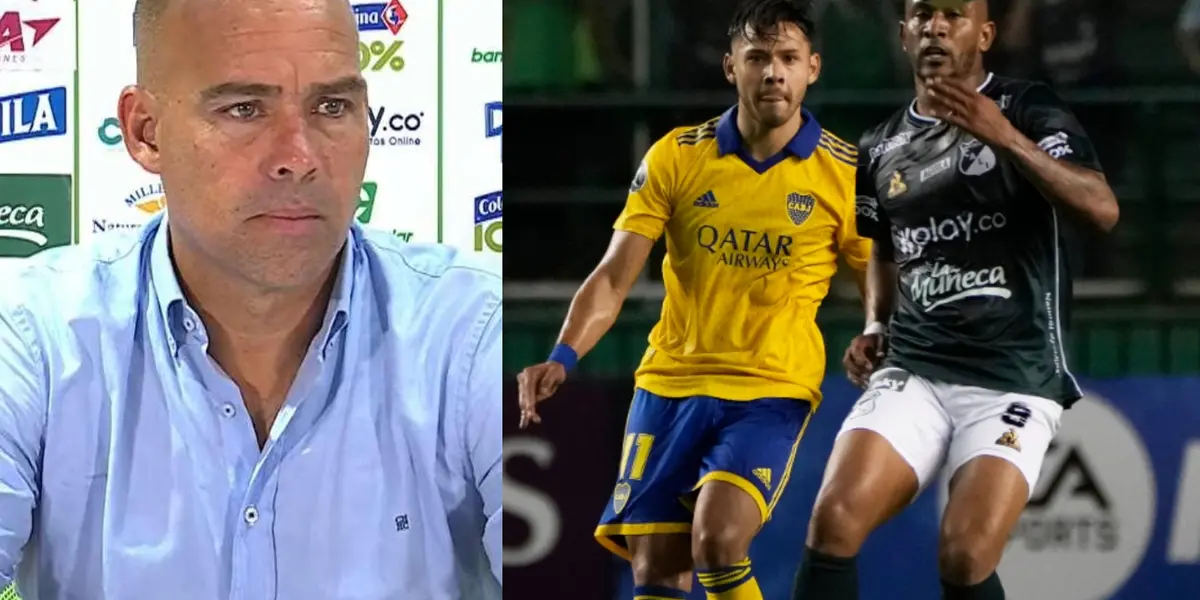 Solo palabras de orgullo y satisfacción dejó el entrenador venezolano, tras la victoria 2-0 del Deportivo Cali frente a Boca Juniors.