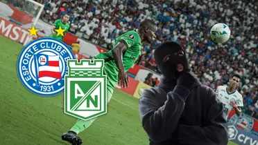 Solo uno dio la cara: el único jugador de Nacional que protestó por el gol anulado. Foto: Nacionaloficial, Pexels y Escudoteca