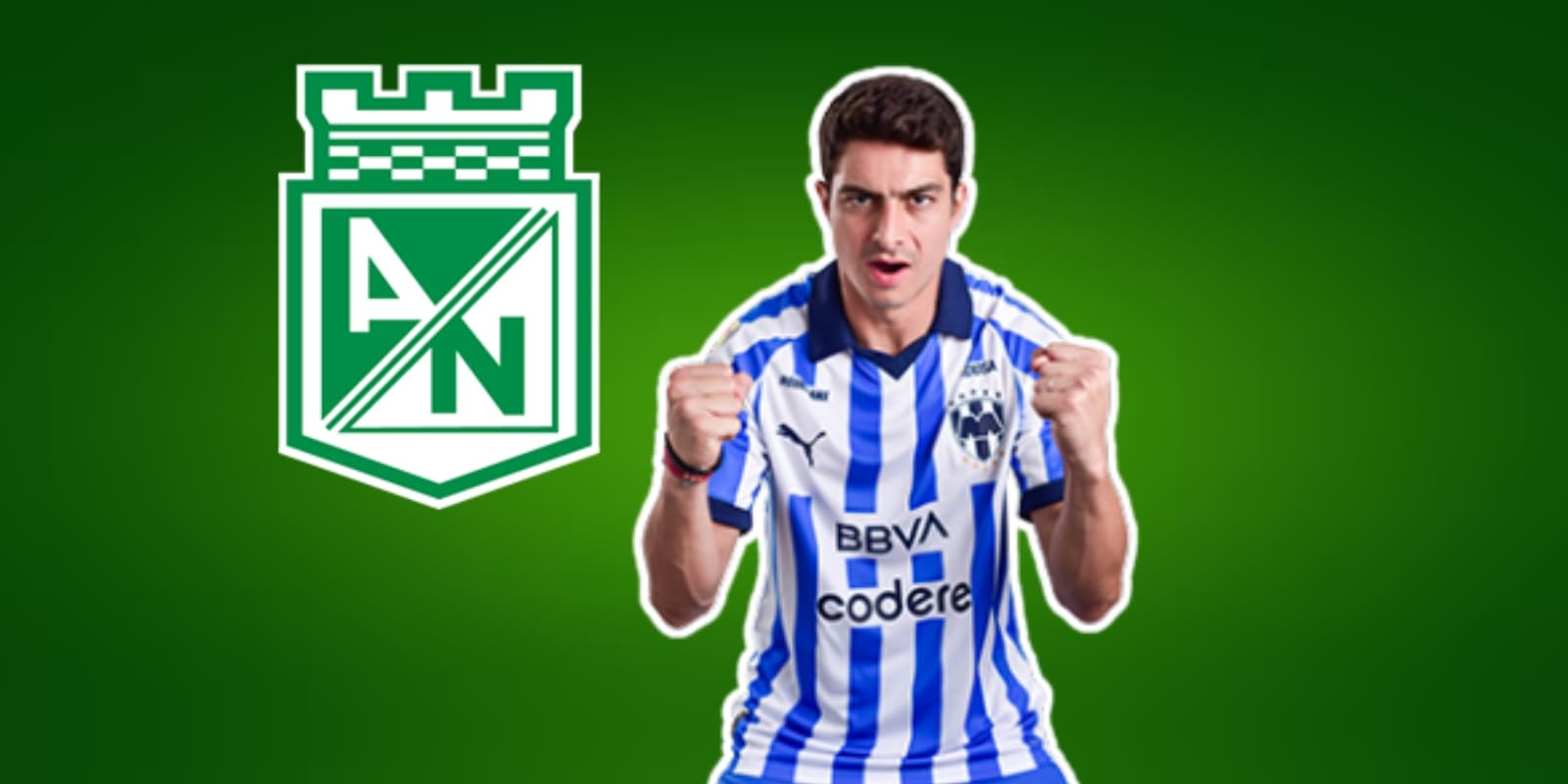 Stefan Medina con la camiseta del CF Monterrey