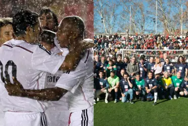 Su pasado con el equipo merengue fue un fracaso, ahora vive de sus recuerdos en un césped que nunca piso.