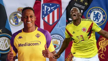 Suertudo Yerry Mina y se reveló el equipo que lo sacaría de Fiorentina de Italia