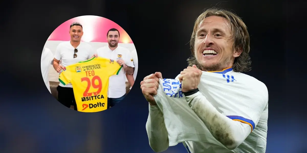 Teófilo destacó en el Real Cartagena. Foto de Luka tomada de Managing Madrid, Teófilo de El Colombiano.